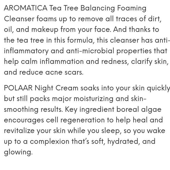 Teatree & Boreal Algae Cleanser/Mask/Moisturizer Set - Picture 3 of 4